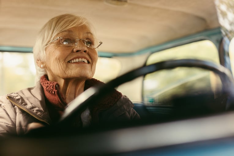 Older Driver Lesson & Assessment in applicant's vehicle